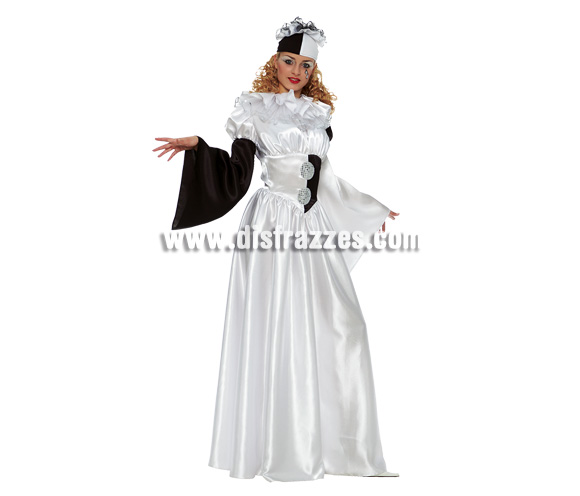 Disfraz de Colombina para mujer. Talla 44. Incluye vestido y sombrero. Disfraz de Arlequín para mujer,