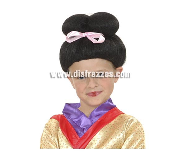 Peluca Geisha infantil niña para Carnaval. Ideal como complemento de tu disfraz para Carnaval para ir de Fiesta a Pubs, Discotecas, Casas particulares, Restaurantes o Colegios y ayudar a crear un ambiente Carnavalesco y Festivo propio de la Fiesta de Carnavales.
¡¡Compra el complemento para tu disfraz de Carnaval en nuestra tienda de disfraces, será divertido!!
