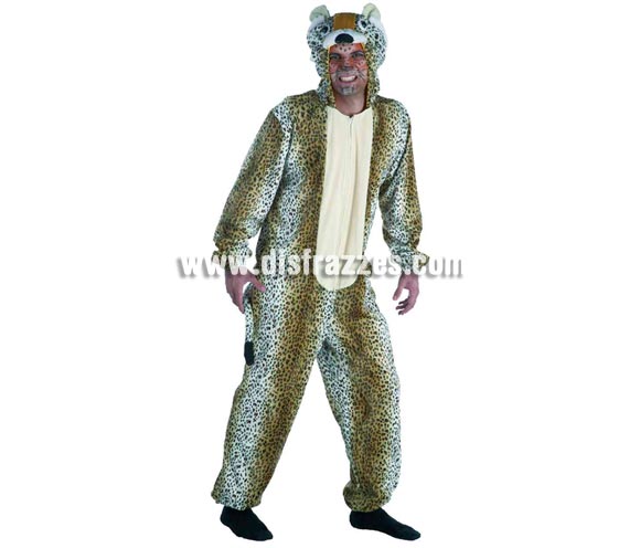 Disfraz de Tigre para adultos. Talla standar 52. Incluye disfraz completo. Original y calentito disfraz de Tigre o de Leopardo para Carnaval.
