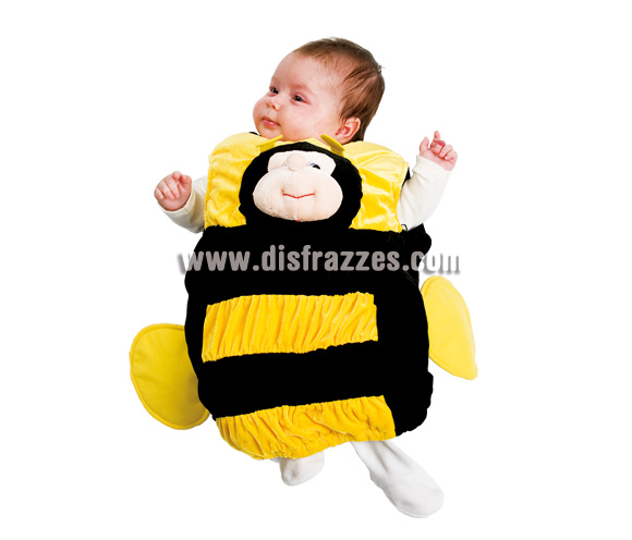 Disfraz de Abeja para bebés. Talla de 3 a 12 meses. Incluye disfraz peluche.