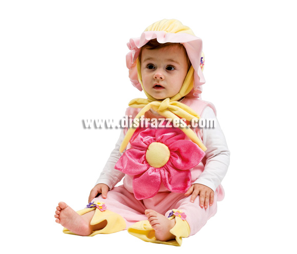 Disfraz de Flor para bebé. Talla de 3 a 12 meses. Incluye disfraz.