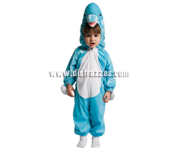 Disfraz de Delfín para niños. Incluye disfraz.