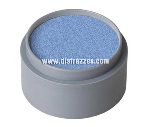Maquillaje al agua (water make-up 730), de 15 ml. Color azul perla.
-Fácil de usar, (como acuarelas).
-Se quita con agua y jabón.
-Antialérgico.

