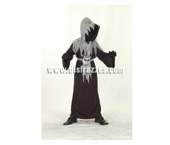 Disfraz de Maestro de las Sombras barato para Halloween. Talla de 10 a 12 años. Incluye túnica, capucha y cinturón. Éste disfraz de Halloween es ideal para celebrar la Fiesta de la Noche de las Brujas cada vez más arraigada en nuestro País en Pub's, Discotecas, Casas particulares,  Restaurantes o Colegios y ayudar a crear un ambiente terrorífico y tenebroso indispensable para la Noche de Halloween la cual se celebra la víspera de Todos los Santos.
¡¡Compra tu disfraz para Halloween en nuestra tienda de disfraces, será divertido!!

¡¡¡PRÓXIMA RECEPCIÓN DE ÉSTE ARTÍCULO A PARTIR DE SEPTIEMBRE DE 2010!!!
