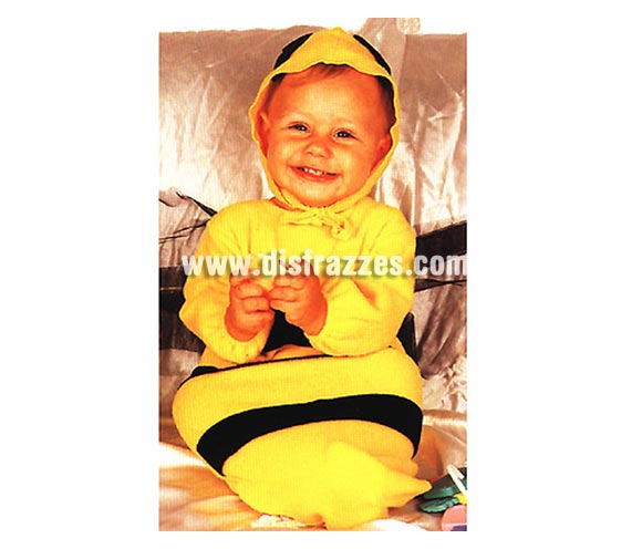 Disfraz o Saquito Abejita para Bebés de 0-6 meses. Incluye traje y gorro.