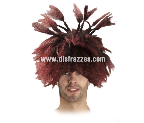 Peluca Troglodita con rastas.