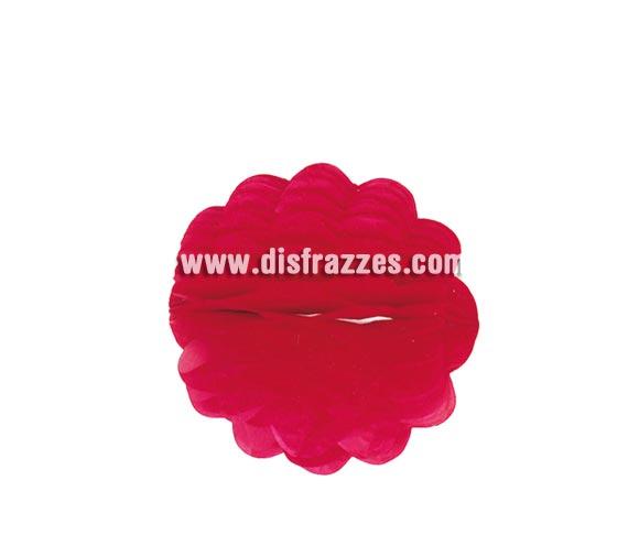 Farolillo Bola de Papel de color rojo para decoración de Fiestas de 25 cm.
