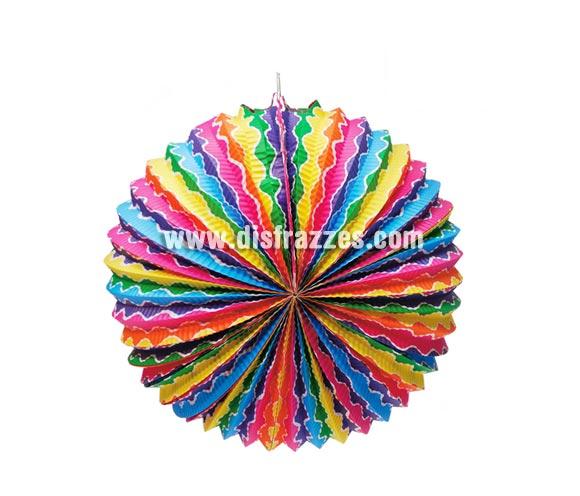 Farolillo de papel fantasía de 35 cm. perfecto para decorar tus Fiestas más importantes.