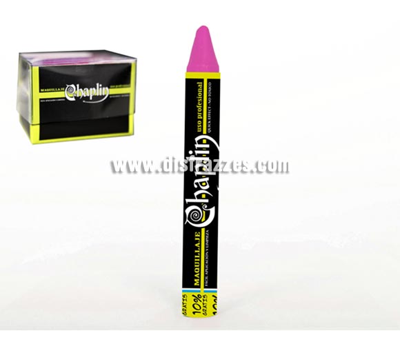 Lápiz maquillaje de 11 cm. y 15 gr. de color rosa claro. Artículo de Maquillaje ideal para caracterizarte en Carnaval, en Halloween o en cualquier fecha del año que tengas ocasión para ir de Fiesta.