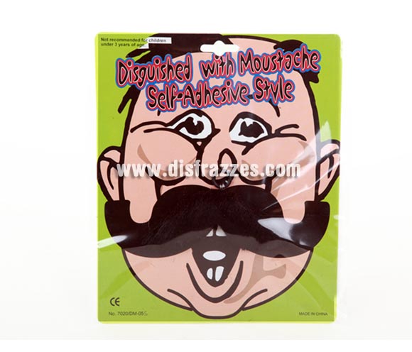 Bigote adhesivo.