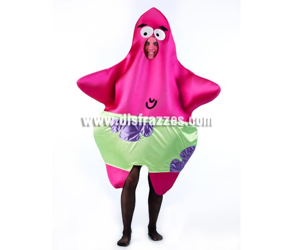Disfraz de Estrella de Mar para adultos. Incluye disfraz, medias No incluidas. Perfecto para Peñas, Grupos y Comparsas. Con éste disfraz podrás imitar a Patricio, el inseparable amigo de Bob Esponja.