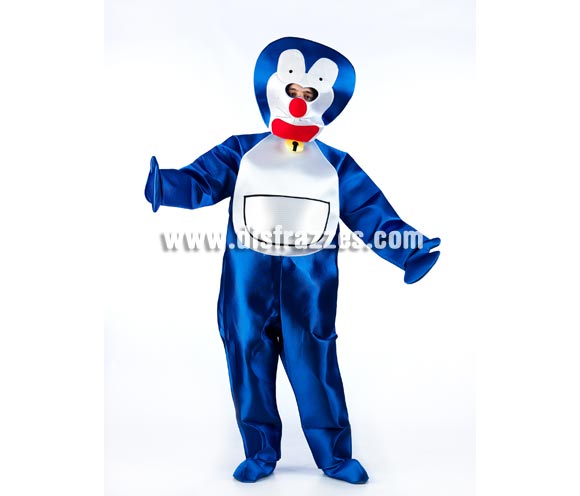 Disfraz de Doraemon para adultos. Talla Universal adultos. Incluye cabeza, mono, manoplas y cubrepies. Disfraz original y exclusivo como el mejor ideal para Peñas, Grupos y Comparsas.
