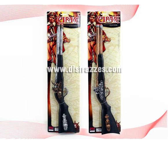 Rifle de Pirata. Dos Modelos surtidos. Precio por unidad, se venden por separado.