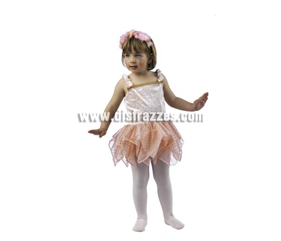Disfraz de Ninfa de las Flores Deluxe para niñas. Alta calidad, hecho en España. Disponible en varias tallas. Incluye vestido y diadema.