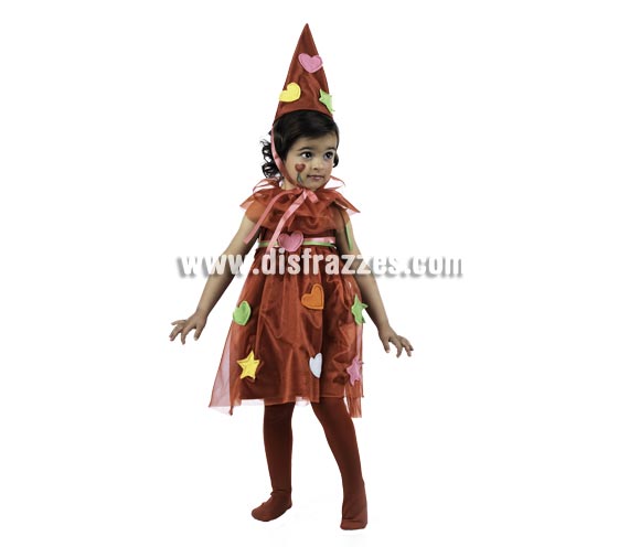 Disfraz de Hada Parchis Deluxe para niña. Alta calidad, hecho en España. Disponible en varias tallas. Incluye vestido, gorro y golilla.