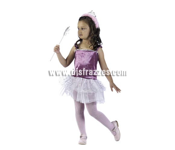 Disfraz de Ninfa de los Lagos Deluxe para niña. Alta calidad, hecho en España. Disponible en varias tallas. Incluye vestido y diadema. Varita NO incluida, podrás encontrarla en nuestra sección de Complementos.