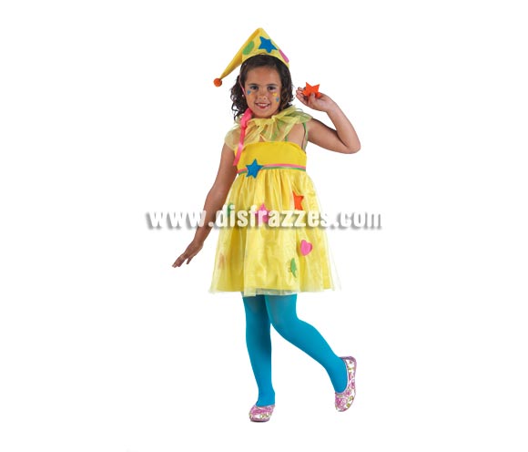 Disfraz de Ninfa Parchís Deluxe para niña. Alta calidad, hecho en España. Disponible en varias tallas. Incluye vestido, gola y gorro. Estrella de la mano No incluida.