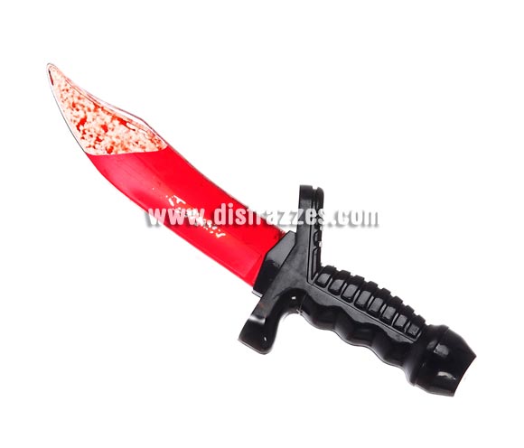 Puñal o Cuchillo con sangre para Halloween.