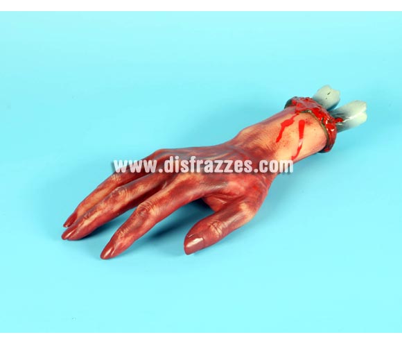 Mano cortada ideal para decoración de Halloween.