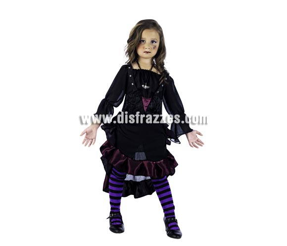 Disfraz de Teen-Vamps Cloe Deluxe para niña. Alta calidad, hecho en España. Disponible en varias tallas. Inlcuye vestido con corpiño. 