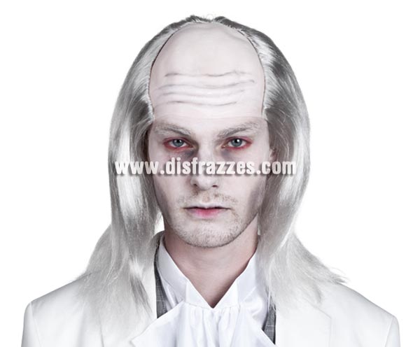 Peluca de Zombie blanco para Halloween.