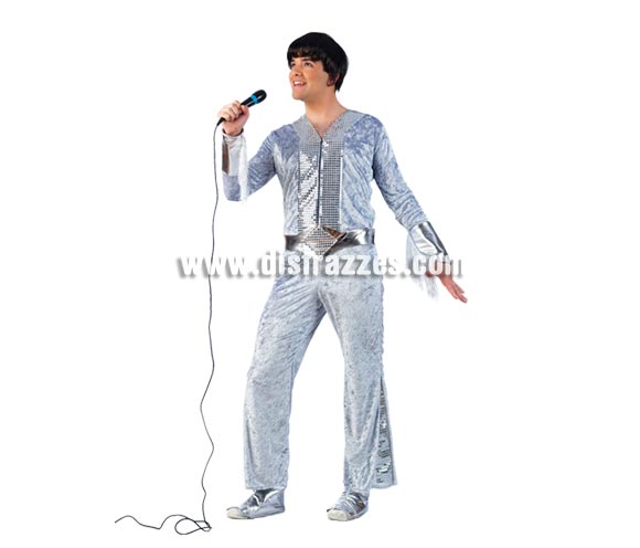 Disfraz de Musical Harry Deluxe para hombre. Alta calidad, hecho en España. Disponible en varias tallas. Incluye mono con cinturón. Peluca y micrófono NO incluido, podrás encontrar pelucas en nuestra sección de Complementos.
