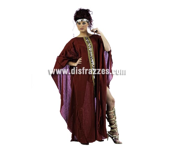 Disfraz de Romana Deluxe para mujer. Alta calidad, hecho en España. Disponible en España. Incluye túnica y diadema.