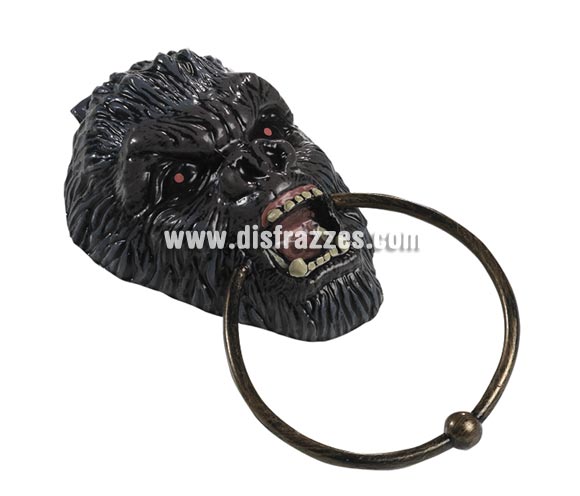 Colgador picaporte cabeza de Hombre Lobo perfecto para decoración de Halloween.