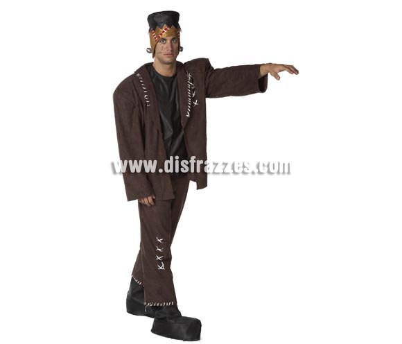 Disfraz de Frankestein para hombre. Talla única de caballero. Incluye chaqueta, pantalón, camisa, cubrebotas y gorro.