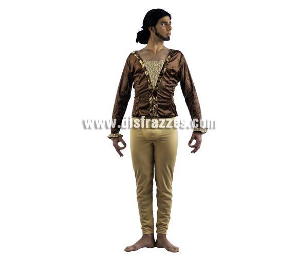 Disfraz de Bailarín Deluxe para hombre. Alta calidad, hecho en España. Disponible en varias tallas. Incluye camisa y pantalón.