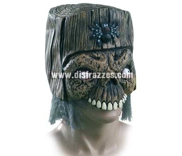 Máscara de Calavera Ojos saltones de látex para Halloween.