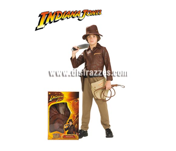 Disfraz de Indiana Jones lujo en caja. Talla de 8 a 10 años. Incluye cazadora, camisa, pantalones y sombrero. Un disfraz con licencia ideal para regaar en cualquier fecha del año. Éste disfraz de Carnaval es ideal para divertirse en las Fiestas de Carnavales tan divertidas y estrambóticas como siempre y que cada vez se celebran en más Pueblos, Villas  y Ciudades, tanto en la calle como en Pub's, Discotecas, Casas particulares,  Restaurantes o Colegios y disfrazándote con un traje de Carnaval ayudarás a crear ese ambiente Carnavalesco, tan divertido, multicolor y variopinto  que a todos nos fascina y nos divierte.
¡¡Compra tu disfraz para Carnaval en nuestra tienda de disfraces, será divertido!!