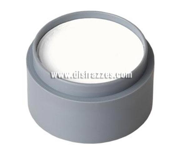 Maquillaje al agua de color blanco (water make-up 001). Envase de 60 ml.
Descripción del producto y disponibilidad
Maquillaje con base de Aqua es un maquillaje sin gluten y sin fragancia. Este producto se utiliza para pintar la cara y el cuerpo. Water Make-up (Pure) está disponible en paletas de 6,12 ó 24 tazas de 2,5 ml. Los colores también se venden por separado en cajas de 15, 25 y 60 ml.

