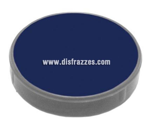 Maquillaje en crema (cremè make-up 301), de 15 ml, de color azul oscuro. 
Fácil de usar, se quita con agua y jabón, antialérgico.