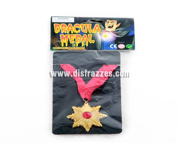 Colgante Medallón de Drácula para Halloween.