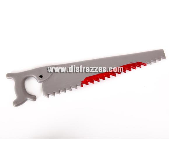 Serrucho ensangrentado de 52 cm. para Halloween.