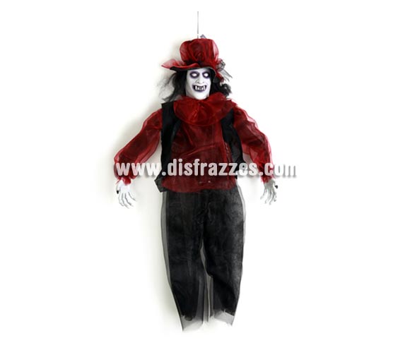 Vampiro decorativo de Halloween, 90 cm.