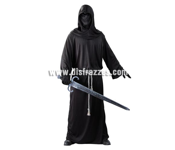 Disfraz de Señor Oscuro para hombre. Talla Standar = 52/54. Incluye capucha, túnica y cinturón.