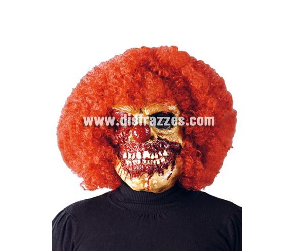 Careta de Payaso con pelo.