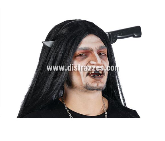 Diadema Cuchillo atravesando cabeza.
