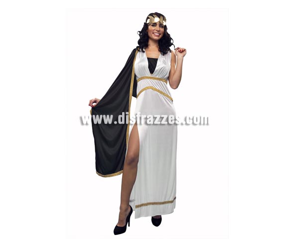 Disfraz de Romana Agripina para mujer. Talla standar M-L = 38/42. Incluye túnica, top y tocado.