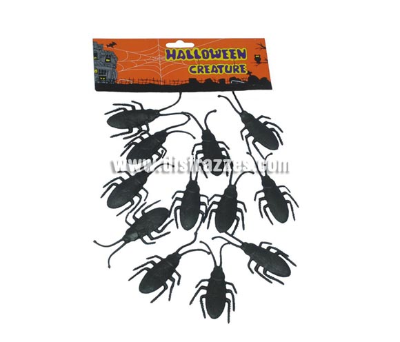 Bolsa de Escarabajos de 7 cm. para Halloween.