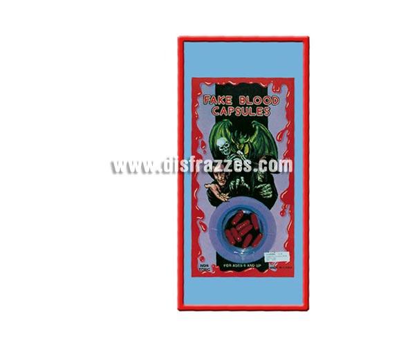 Cápsulas de Sangre para Halloween. Ideal como complemento de tu disfraz de Halloween para ir de Fiesta a Pub's, Discotecas, Casas particulares o Restaurantes y ayudar a crear un ambiente terrorífico y tenebroso en la Fiesta de Halloween.
¡¡Cómpranos los complementos de tu disfraz para Halloween, será divertido!!