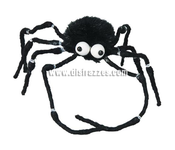 Araña de 40 cm para decoración de Halloween.