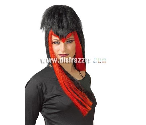 Peluca Gótica negra y roja para Halloween. Ideal como complemento de tu disfraz de Halloween para ir de Fiesta a Pub's, Discotecas, Casas particulares o Restaurantes y ayudar a crear un ambiente terrorífico y tenebroso en la Fiesta de Halloween.
¡¡Cómpranos los complementos de tu disfraz para Halloween, será divertido!!