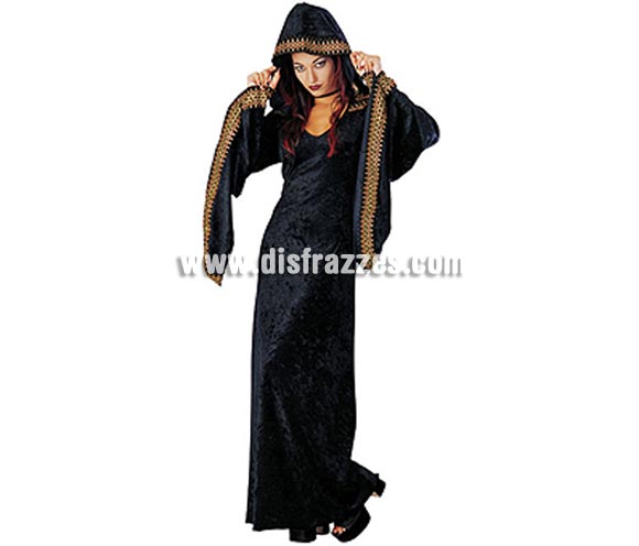 Disfraz de Reina de las Vampiras adulta para Halloween. de la Película THE COVENANT SAGA. Incluye traje de Terciopelo con capucha y detalles impresos. 
¡¡Cómpranos tu disfraz para Halloween, será divertido!!
