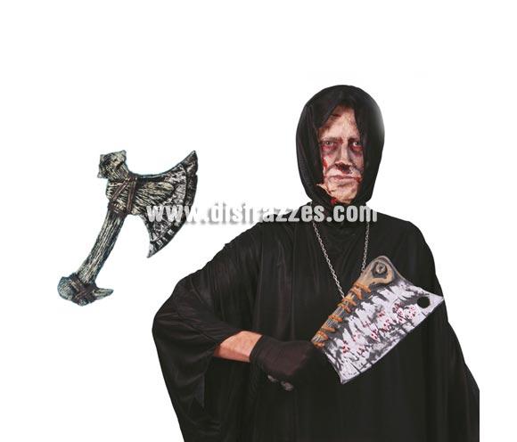 Hacha de Bárbaro o de miedo para Halloween. 2 modelos surtidos de 34 cms. Ideal como complemento de tu disfraz de Halloween para ir de Fiesta a Pub's, Discotecas, Casas particulares o Restaurantes y ayudar a crear un ambiente terrorífico y tenebroso en la Fiesta de Halloween.
¡¡Cómpranos los complementos de tu disfraz para Halloween, será divertido!!