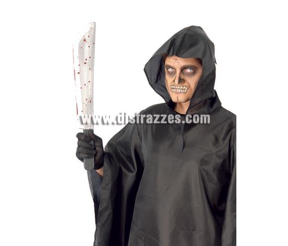 Machate de plástico de 53 cm. manchado de sangre para Halloween. Ideal como complemento de tu disfraz de Halloween para ir de Fiesta a Pub's, Discotecas, Casas particulares o Restaurantes y ayudar a crear un ambiente terrorífico y tenebroso en la Fiesta de Halloween.
¡¡Cómpranos los complementos de tu disfraz para Halloween, será divertido!!