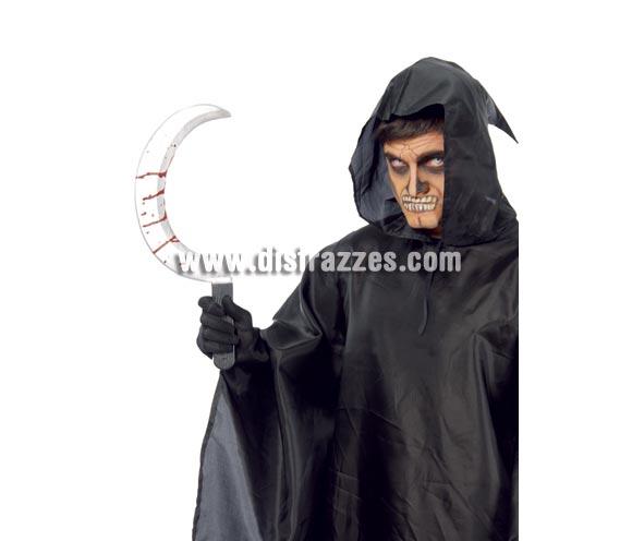 Hoz de plástico de 45 cm. manchada de sangre para Halloween. Ideal como complemento de tu disfraz de Halloween para ir de Fiesta a Pub's, Discotecas, Casas particulares o Restaurantes y ayudar a crear un ambiente terrorífico y tenebroso en la Fiesta de Halloween.
¡¡Cómpranos los complementos de tu disfraz para Halloween, será divertido!!