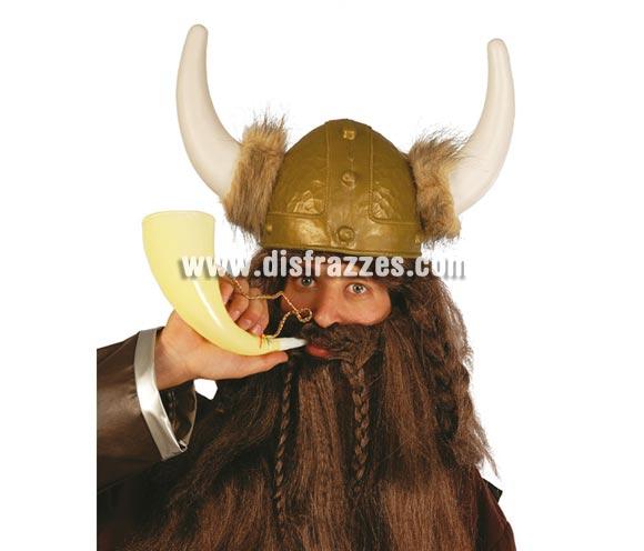 Cuerno de Vikingo de 24 cm. Ideal como complemento de tu disfraz para Carnaval para ir de Fiesta a Pub's, Discotecas, Casas particulares, Restaurantes o Colegios y ayudar a crear un ambiente Carnavalesco y Festivo propio de la Fiesta de Carnavales.
¡¡Compra tu complemento para el disfraz de Carnaval en nuestra tienda de disfraces, será divertido!!
